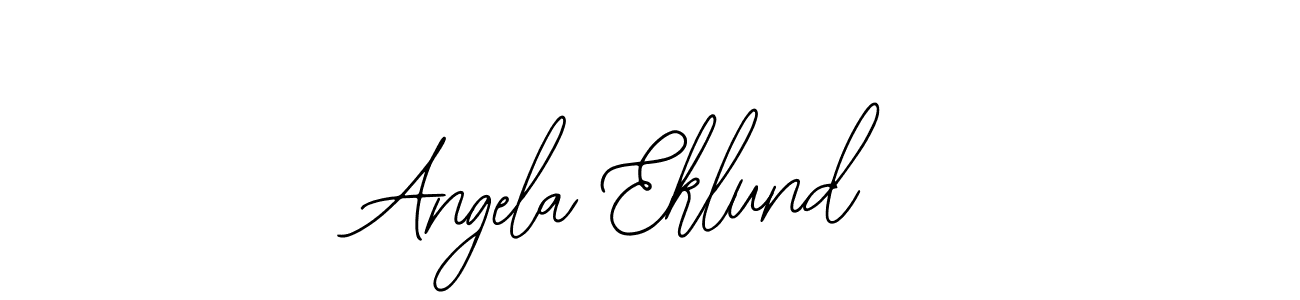 How to make Angela Eklund name signature. Use Bearetta-2O07w style for creating short signs online. This is the latest handwritten sign. Angela Eklund signature style 12 images and pictures png