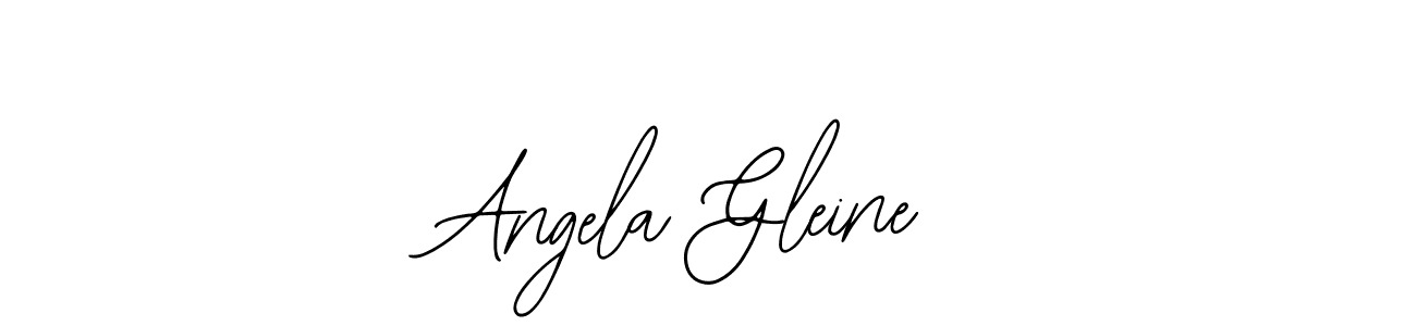 How to make Angela Gleine name signature. Use Bearetta-2O07w style for creating short signs online. This is the latest handwritten sign. Angela Gleine signature style 12 images and pictures png