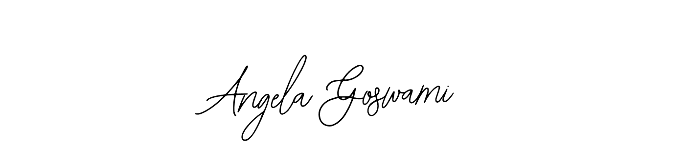 Similarly Bearetta-2O07w is the best handwritten signature design. Signature creator online .You can use it as an online autograph creator for name Angela Goswami. Angela Goswami signature style 12 images and pictures png