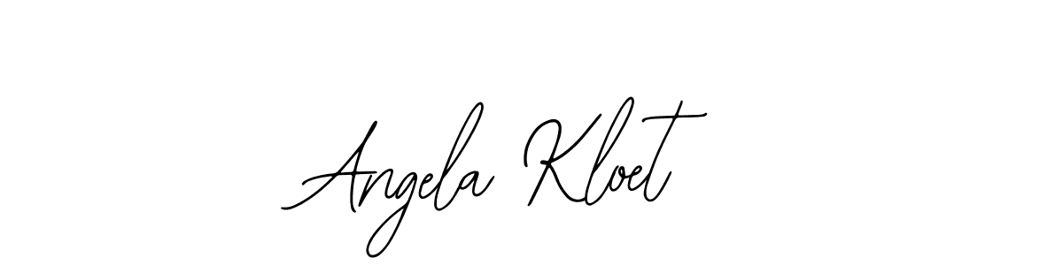 Design your own signature with our free online signature maker. With this signature software, you can create a handwritten (Bearetta-2O07w) signature for name Angela Kloet. Angela Kloet signature style 12 images and pictures png