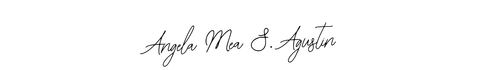 Create a beautiful signature design for name Angela Mea S. Agustin. With this signature (Bearetta-2O07w) fonts, you can make a handwritten signature for free. Angela Mea S. Agustin signature style 12 images and pictures png