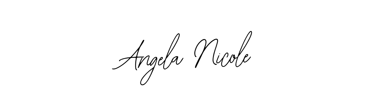 Make a beautiful signature design for name Angela Nicole. With this signature (Bearetta-2O07w) style, you can create a handwritten signature for free. Angela Nicole signature style 12 images and pictures png