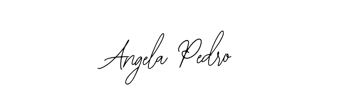 Design your own signature with our free online signature maker. With this signature software, you can create a handwritten (Bearetta-2O07w) signature for name Angela Pedro. Angela Pedro signature style 12 images and pictures png
