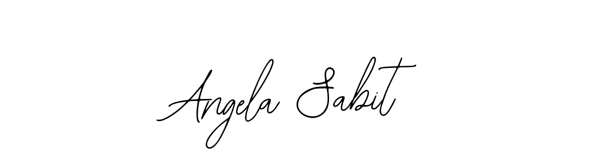 Also we have Angela Sabit name is the best signature style. Create professional handwritten signature collection using Bearetta-2O07w autograph style. Angela Sabit signature style 12 images and pictures png