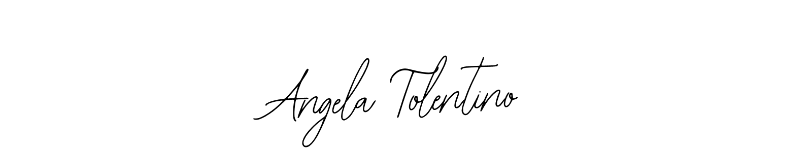 if you are searching for the best signature style for your name Angela Tolentino. so please give up your signature search. here we have designed multiple signature styles  using Bearetta-2O07w. Angela Tolentino signature style 12 images and pictures png