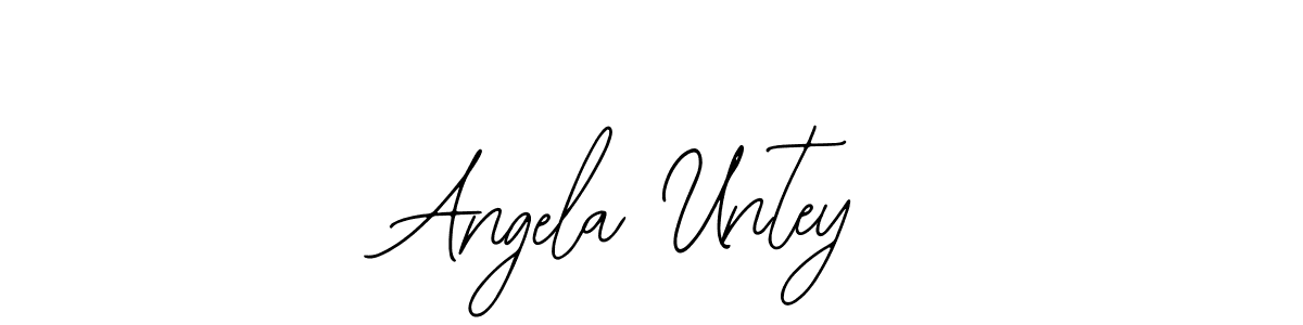 Angela Untey stylish signature style. Best Handwritten Sign (Bearetta-2O07w) for my name. Handwritten Signature Collection Ideas for my name Angela Untey. Angela Untey signature style 12 images and pictures png