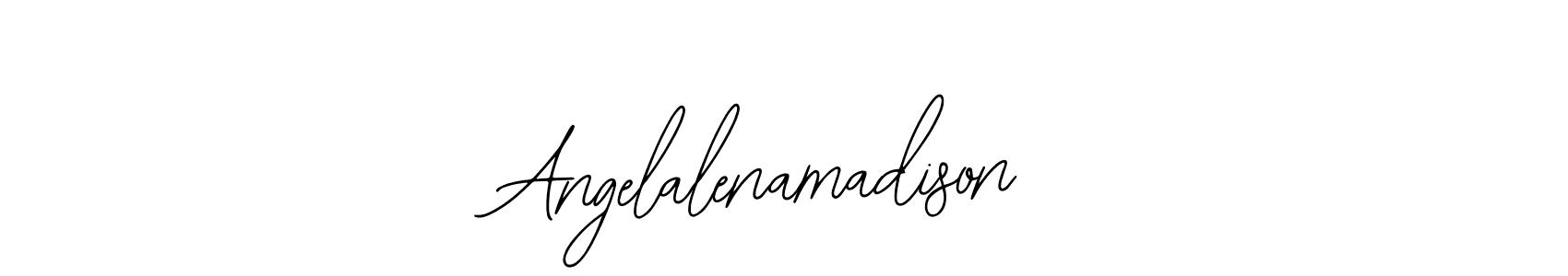 Once you've used our free online signature maker to create your best signature Bearetta-2O07w style, it's time to enjoy all of the benefits that Angelalenamadison name signing documents. Angelalenamadison signature style 12 images and pictures png