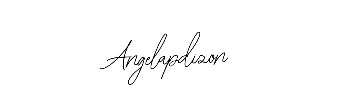 How to make Angelapdizon name signature. Use Bearetta-2O07w style for creating short signs online. This is the latest handwritten sign. Angelapdizon signature style 12 images and pictures png