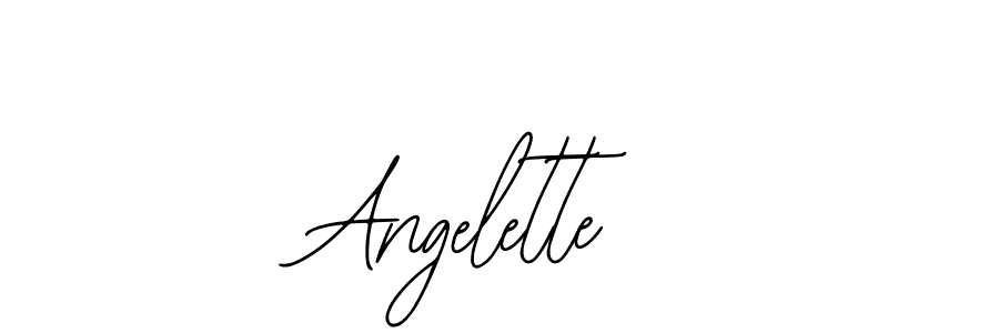 Make a beautiful signature design for name Angelette. With this signature (Bearetta-2O07w) style, you can create a handwritten signature for free. Angelette signature style 12 images and pictures png