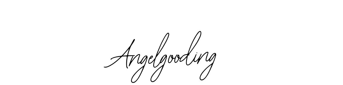 How to make Angelgooding name signature. Use Bearetta-2O07w style for creating short signs online. This is the latest handwritten sign. Angelgooding signature style 12 images and pictures png
