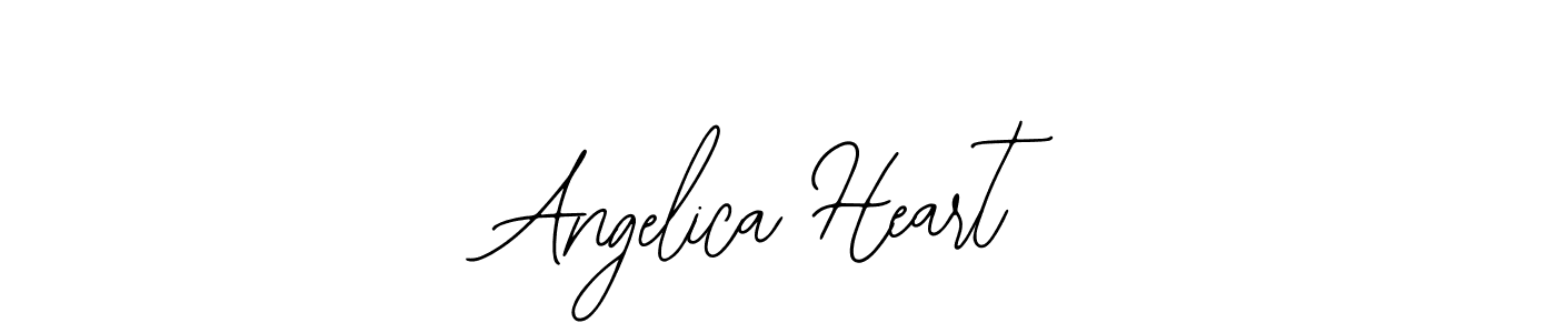 How to make Angelica Heart signature? Bearetta-2O07w is a professional autograph style. Create handwritten signature for Angelica Heart name. Angelica Heart signature style 12 images and pictures png