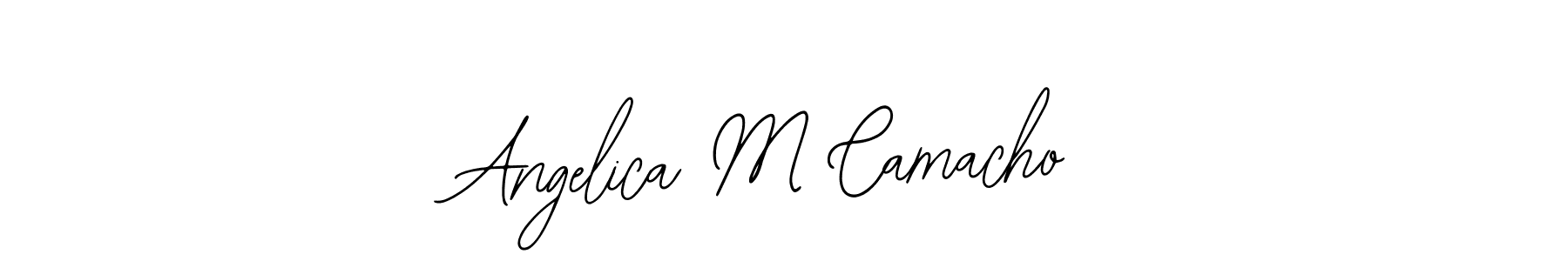 Use a signature maker to create a handwritten signature online. With this signature software, you can design (Bearetta-2O07w) your own signature for name Angelica M Camacho. Angelica M Camacho signature style 12 images and pictures png