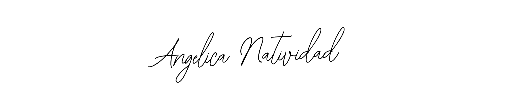 The best way (Bearetta-2O07w) to make a short signature is to pick only two or three words in your name. The name Angelica Natividad include a total of six letters. For converting this name. Angelica Natividad signature style 12 images and pictures png