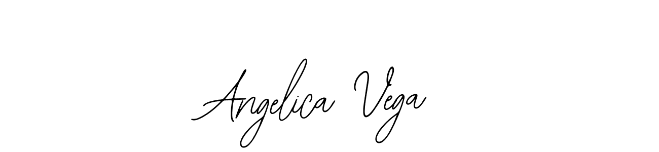 You should practise on your own different ways (Bearetta-2O07w) to write your name (Angelica Vega) in signature. don't let someone else do it for you. Angelica Vega signature style 12 images and pictures png