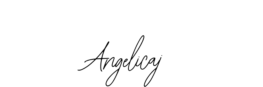 You should practise on your own different ways (Bearetta-2O07w) to write your name (Angelicaj) in signature. don't let someone else do it for you. Angelicaj signature style 12 images and pictures png