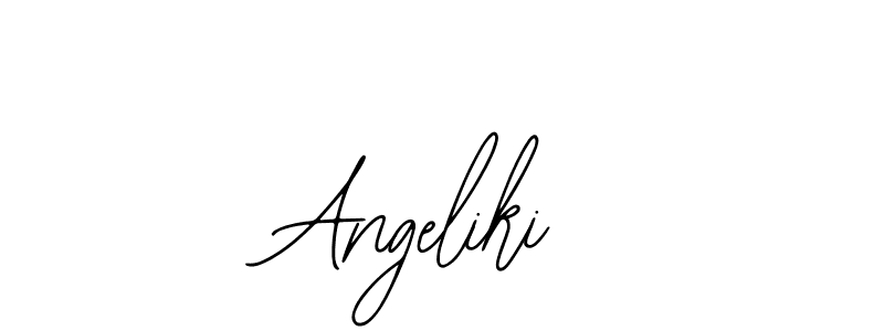 Design your own signature with our free online signature maker. With this signature software, you can create a handwritten (Bearetta-2O07w) signature for name Angeliki. Angeliki signature style 12 images and pictures png