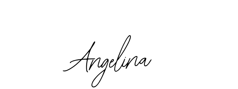 Angelina stylish signature style. Best Handwritten Sign (Bearetta-2O07w) for my name. Handwritten Signature Collection Ideas for my name Angelina. Angelina signature style 12 images and pictures png