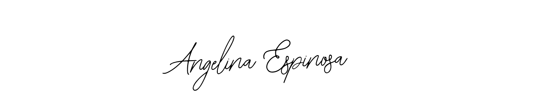 See photos of Angelina Espinosa official signature by Spectra . Check more albums & portfolios. Read reviews & check more about Bearetta-2O07w font. Angelina Espinosa signature style 12 images and pictures png