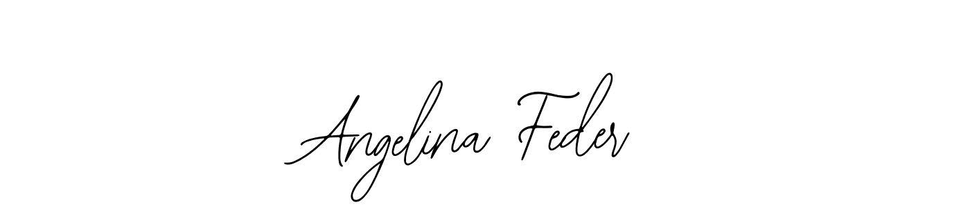 Similarly Bearetta-2O07w is the best handwritten signature design. Signature creator online .You can use it as an online autograph creator for name Angelina Feder. Angelina Feder signature style 12 images and pictures png