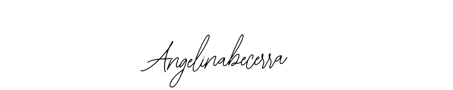 Angelinabecerra stylish signature style. Best Handwritten Sign (Bearetta-2O07w) for my name. Handwritten Signature Collection Ideas for my name Angelinabecerra. Angelinabecerra signature style 12 images and pictures png