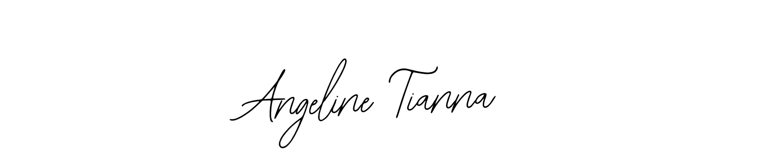 Use a signature maker to create a handwritten signature online. With this signature software, you can design (Bearetta-2O07w) your own signature for name Angeline Tianna. Angeline Tianna signature style 12 images and pictures png
