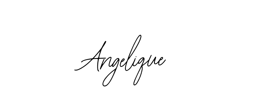 Use a signature maker to create a handwritten signature online. With this signature software, you can design (Bearetta-2O07w) your own signature for name Angelique. Angelique signature style 12 images and pictures png