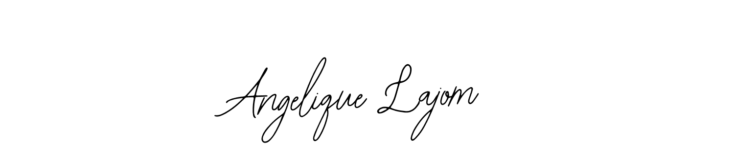 You should practise on your own different ways (Bearetta-2O07w) to write your name (Angelique Lajom) in signature. don't let someone else do it for you. Angelique Lajom signature style 12 images and pictures png