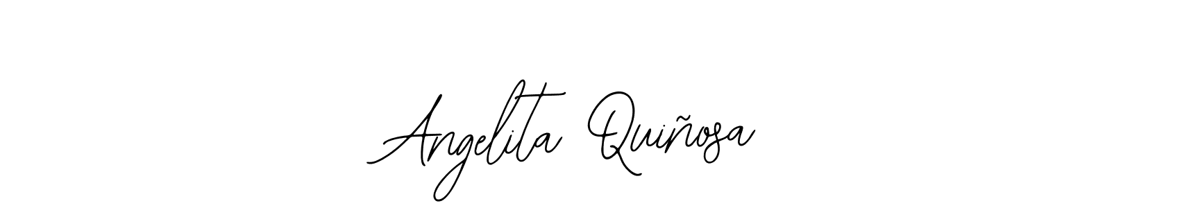 How to Draw Angelita Quiñosa signature style? Bearetta-2O07w is a latest design signature styles for name Angelita Quiñosa. Angelita Quiñosa signature style 12 images and pictures png