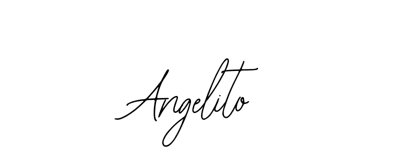 if you are searching for the best signature style for your name Angelito. so please give up your signature search. here we have designed multiple signature styles  using Bearetta-2O07w. Angelito signature style 12 images and pictures png