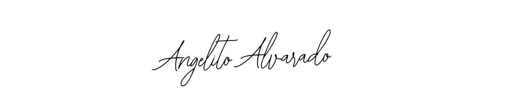 Use a signature maker to create a handwritten signature online. With this signature software, you can design (Bearetta-2O07w) your own signature for name Angelito Alvarado. Angelito Alvarado signature style 12 images and pictures png