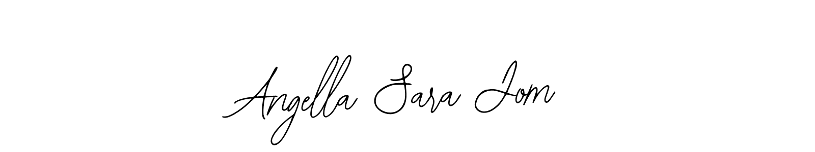if you are searching for the best signature style for your name Angella Sara Jom. so please give up your signature search. here we have designed multiple signature styles  using Bearetta-2O07w. Angella Sara Jom signature style 12 images and pictures png