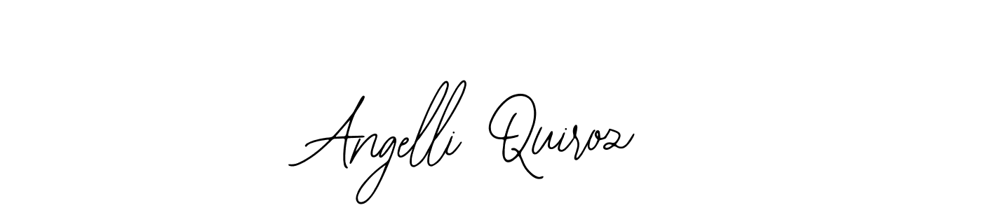 Use a signature maker to create a handwritten signature online. With this signature software, you can design (Bearetta-2O07w) your own signature for name Angelli Quiroz. Angelli Quiroz signature style 12 images and pictures png