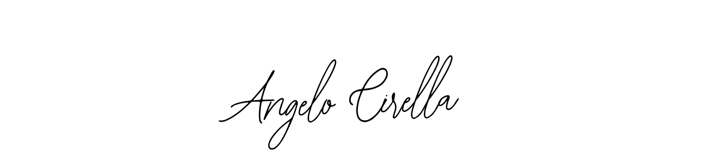 You should practise on your own different ways (Bearetta-2O07w) to write your name (Angelo Cirella) in signature. don't let someone else do it for you. Angelo Cirella signature style 12 images and pictures png