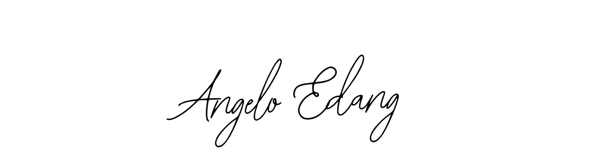 How to make Angelo Edang name signature. Use Bearetta-2O07w style for creating short signs online. This is the latest handwritten sign. Angelo Edang signature style 12 images and pictures png