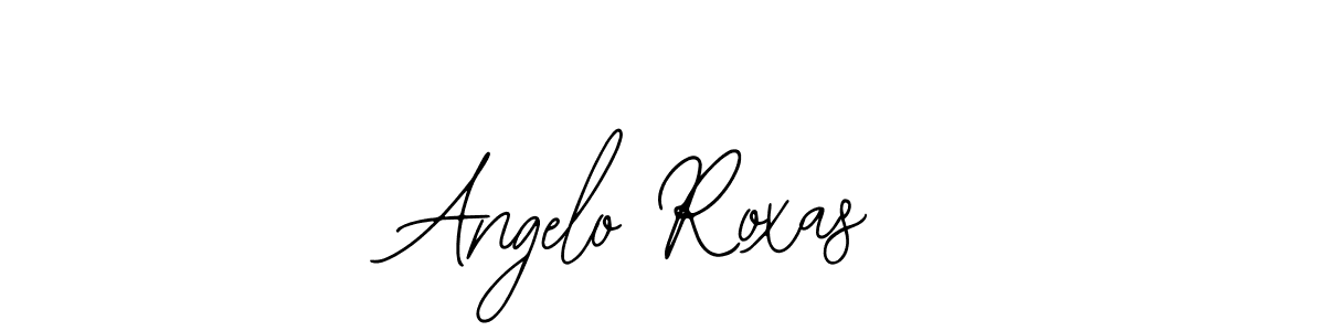 How to make Angelo Roxas name signature. Use Bearetta-2O07w style for creating short signs online. This is the latest handwritten sign. Angelo Roxas signature style 12 images and pictures png