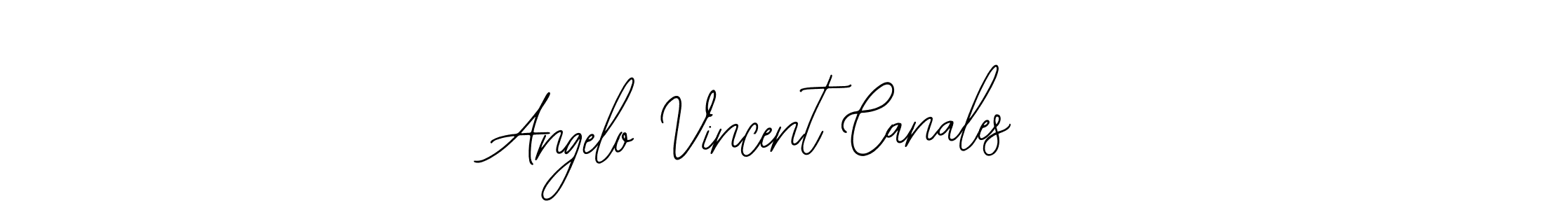 How to Draw Angelo Vincent Canales signature style? Bearetta-2O07w is a latest design signature styles for name Angelo Vincent Canales. Angelo Vincent Canales signature style 12 images and pictures png