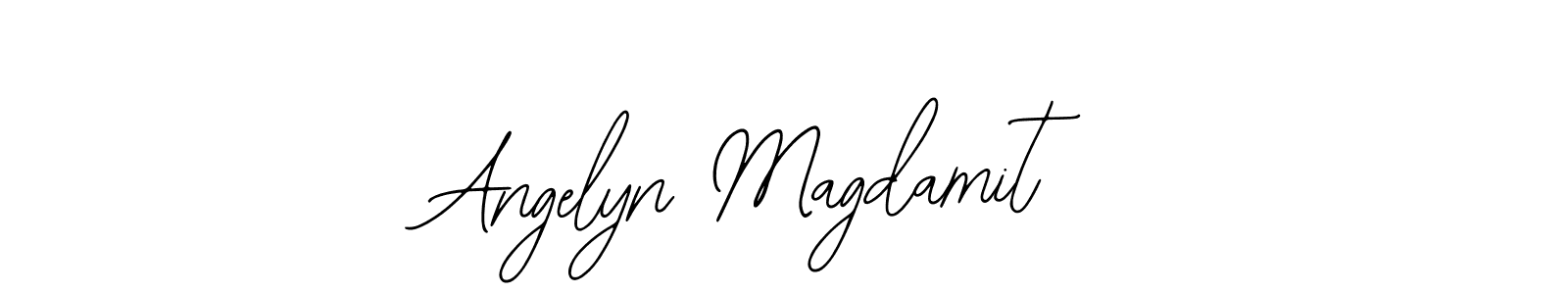 Also You can easily find your signature by using the search form. We will create Angelyn Magdamit name handwritten signature images for you free of cost using Bearetta-2O07w sign style. Angelyn Magdamit signature style 12 images and pictures png