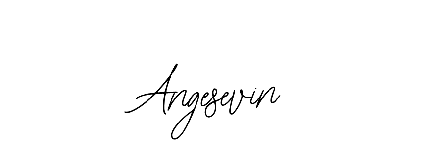 if you are searching for the best signature style for your name Angesevin. so please give up your signature search. here we have designed multiple signature styles  using Bearetta-2O07w. Angesevin signature style 12 images and pictures png