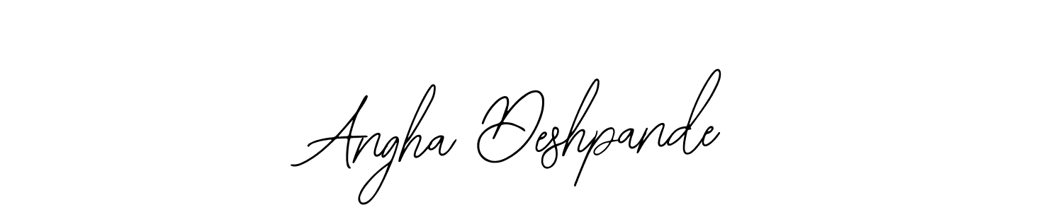 How to Draw Angha Deshpande signature style? Bearetta-2O07w is a latest design signature styles for name Angha Deshpande. Angha Deshpande signature style 12 images and pictures png
