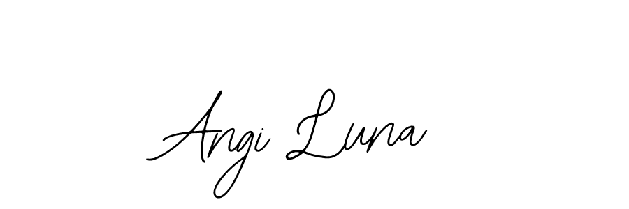 Bearetta-2O07w is a professional signature style that is perfect for those who want to add a touch of class to their signature. It is also a great choice for those who want to make their signature more unique. Get Angi Luna name to fancy signature for free. Angi Luna signature style 12 images and pictures png