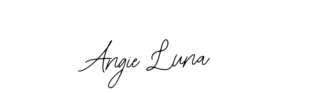 Bearetta-2O07w is a professional signature style that is perfect for those who want to add a touch of class to their signature. It is also a great choice for those who want to make their signature more unique. Get Angie Luna name to fancy signature for free. Angie Luna signature style 12 images and pictures png