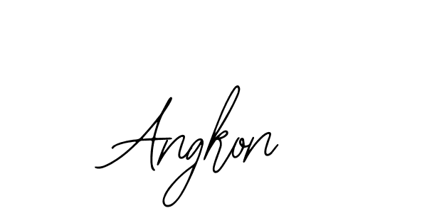 Also You can easily find your signature by using the search form. We will create Angkon name handwritten signature images for you free of cost using Bearetta-2O07w sign style. Angkon signature style 12 images and pictures png