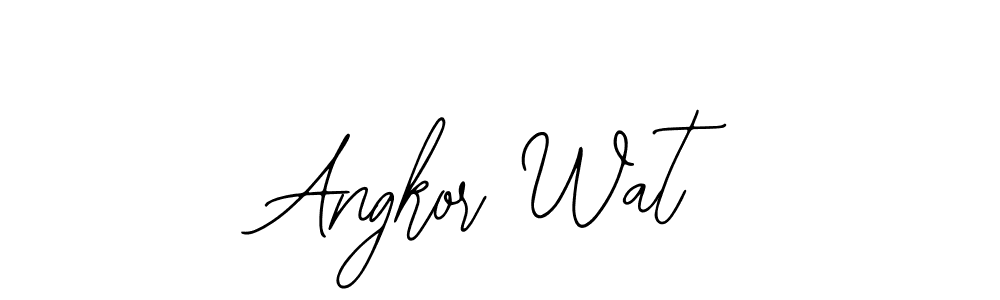 How to make Angkor Wat name signature. Use Bearetta-2O07w style for creating short signs online. This is the latest handwritten sign. Angkor Wat signature style 12 images and pictures png