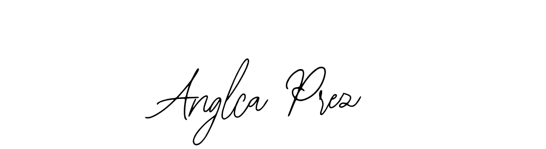 You should practise on your own different ways (Bearetta-2O07w) to write your name (Anglca Prez) in signature. don't let someone else do it for you. Anglca Prez signature style 12 images and pictures png