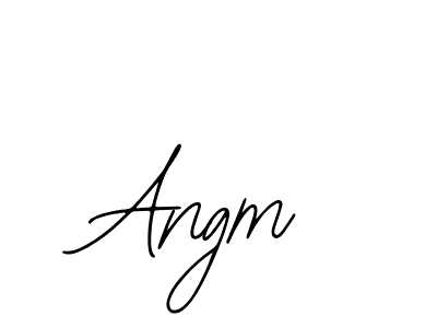Use a signature maker to create a handwritten signature online. With this signature software, you can design (Bearetta-2O07w) your own signature for name Angm. Angm signature style 12 images and pictures png