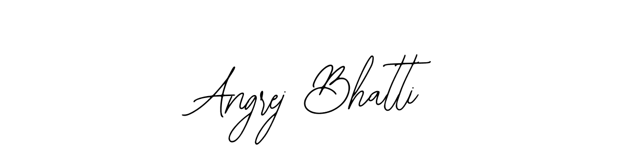 Also You can easily find your signature by using the search form. We will create Angrej Bhatti name handwritten signature images for you free of cost using Bearetta-2O07w sign style. Angrej Bhatti signature style 12 images and pictures png