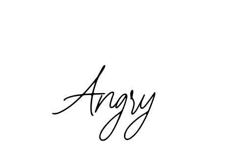 Use a signature maker to create a handwritten signature online. With this signature software, you can design (Bearetta-2O07w) your own signature for name Angry. Angry signature style 12 images and pictures png