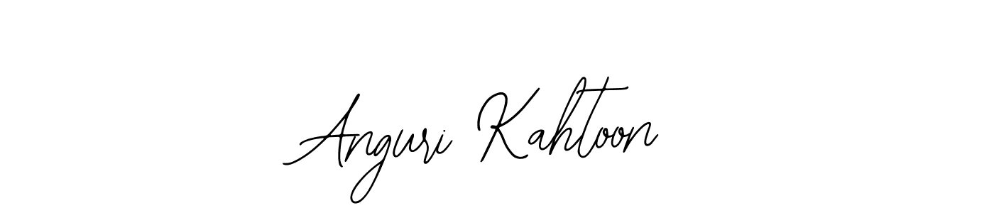 Make a beautiful signature design for name Anguri Kahtoon. With this signature (Bearetta-2O07w) style, you can create a handwritten signature for free. Anguri Kahtoon signature style 12 images and pictures png