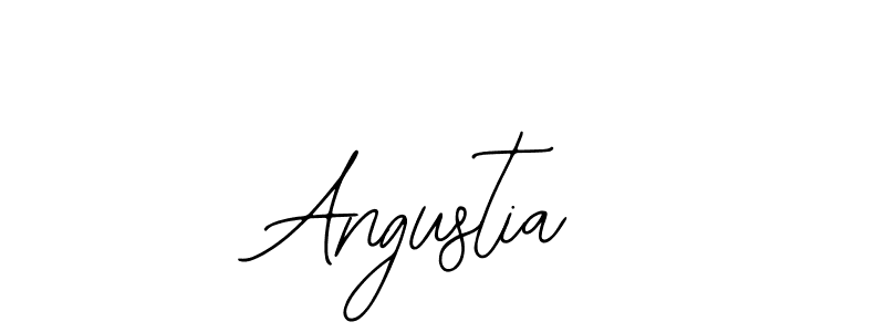 Design your own signature with our free online signature maker. With this signature software, you can create a handwritten (Bearetta-2O07w) signature for name Angustia. Angustia signature style 12 images and pictures png