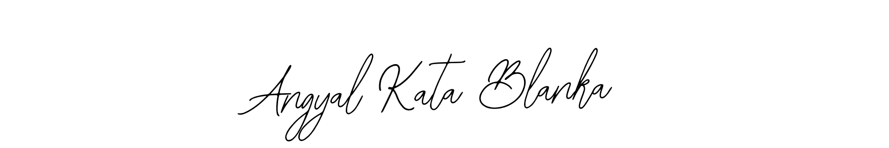 Create a beautiful signature design for name Angyal Kata Blanka. With this signature (Bearetta-2O07w) fonts, you can make a handwritten signature for free. Angyal Kata Blanka signature style 12 images and pictures png